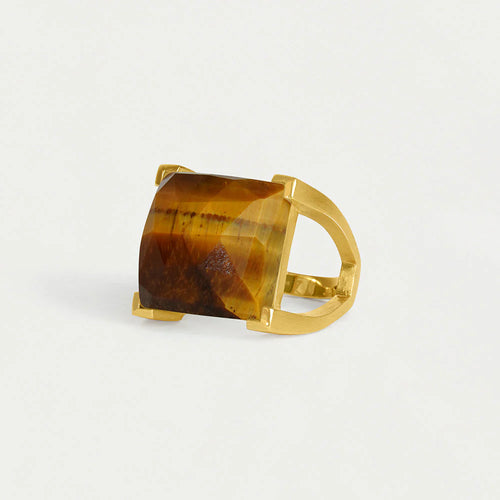 Dean Davidson Plaza Ring Tigers Eye Timeless Martha's Vineyard
