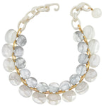Dominique Denaive Grey Andrea Bubble Necklace Timeless Martha's Vineyard 