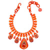 Dominique Denaive Laurette Bubble Gold Orange Necklace Timeless Martha's Vineyard 