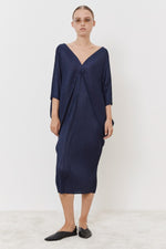 MeiMeij Navy Butterfly Midi Dress Timeless Martha's Vineyard 