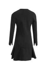 Edward Chic Black Tweed Coat Dress Timeless Martha's Vineyard 