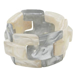 Dominique Denaive Grey Gigi Link Bracelet Timeless Martha's Vineyard 