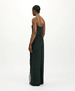 Momoni Black Lace Wide Leg Silk Pants Timeless Martha's Vineyard 