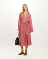 Momoni Red + Cream Striped Below the Knee Skirt Timeless Martha's Vineyard 