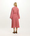 Momoni Red + Cream Striped Below the Knee Skirt Timeless Martha's Vineyard 