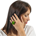 Dominique Denaive Clara Pearl White Statement Ring Timeless Martha's Vineyard 