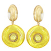 Dominique Denaive Anaelle Resin Drop Clip Earring Timeless Martha's Vineyard 