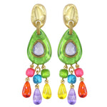 Henriette Resin Clip Earring - Multimulti