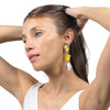 Premila Resin Drop Clip Earring - Mango