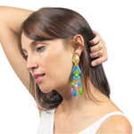 Henriette Resin Clip Earring - Multimulti