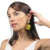 Anaelle Resin Drop Clip Earring - Mimosa