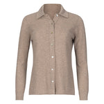 Douxdimanche Calin Cashmere Button Down - Moondust Timeless Martha's Vineyard