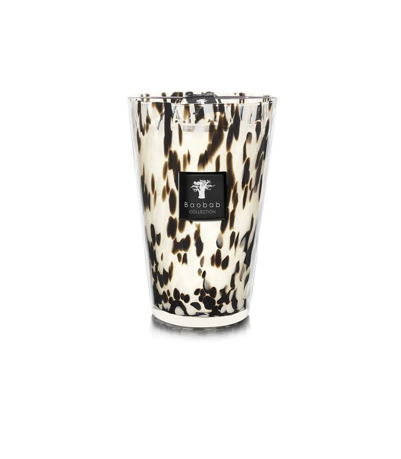 Baobab Candles - Pearls Black Timeless Martha's Vineyard 