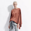 Carlos Asymmetrical Blouse - Copper
