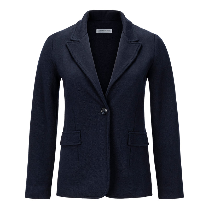 Amina Rubinacci Nepal Jacket - Navy Timeless Martha's Vineyard