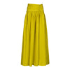 Natan Chartreuse Ceylan Parachute Taffeta Maxi Skirt Timeless Martha's Vineyard 
