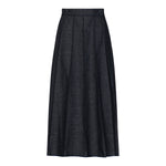 DESANTIS Midi Denim Skirt with Lurex Thread Timeless Martha's Vineyard 