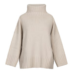 Alessandra Glitz Scottish Cashmere Sweater - Antique White Glitz