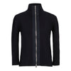 Amina Rubinacci Creta Zip Up Cotton Navy Sweater Timeless Martha's Vineyard 
