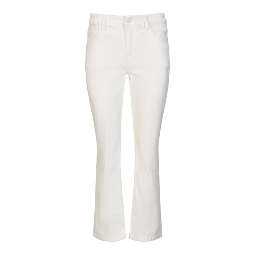 Anaii Cropped Winter White Bootcut Corduroy Pant Timeless Martha's Vineyard 