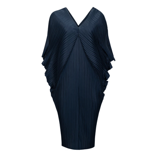 MeiMeij Navy Butterfly Midi Dress Timeless Martha's Vineyard 