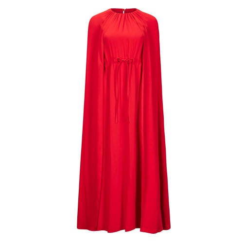 Natan Rouge Citrus Maxi Cape Dress Timeless Martha's Vineyard 
