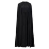Maison Natan Black Citrus Maxi Cape Dress Timeless Martha's Vineyard 