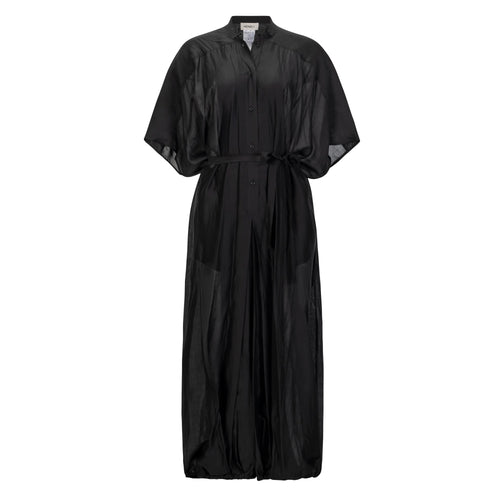 Meimeij Black Sheer Billowy Jumpsuit Timeless Martha's Vineyard 