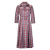 Maison Natan Blue + Purple Celena Jacquard Dress Timeless Martha's Vineyard 