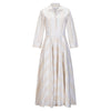 DESANTIS Beige Stripe Couture Fit + Flare Dress Timeless Martha's Vineyard 