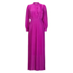 MILVA MI Purple Long Sleeve Maxi Dress Timeless Martha's Vineyard 