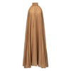 MeiMeij Golden Camel Halter Maxi Dress Timeless Martha's Vineyard 
