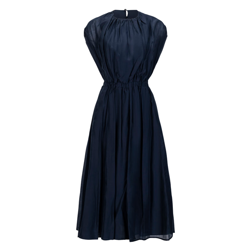 Short Sleeve Dress - Navy
