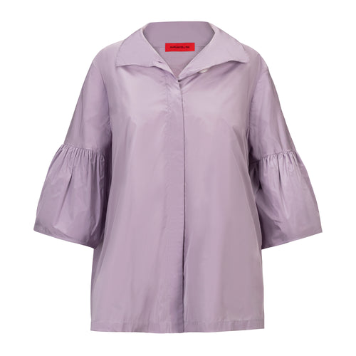 Margareth & Moi Bell Sleeve Lilac Taffeta Blouse Timeless Martha's Vineyard 