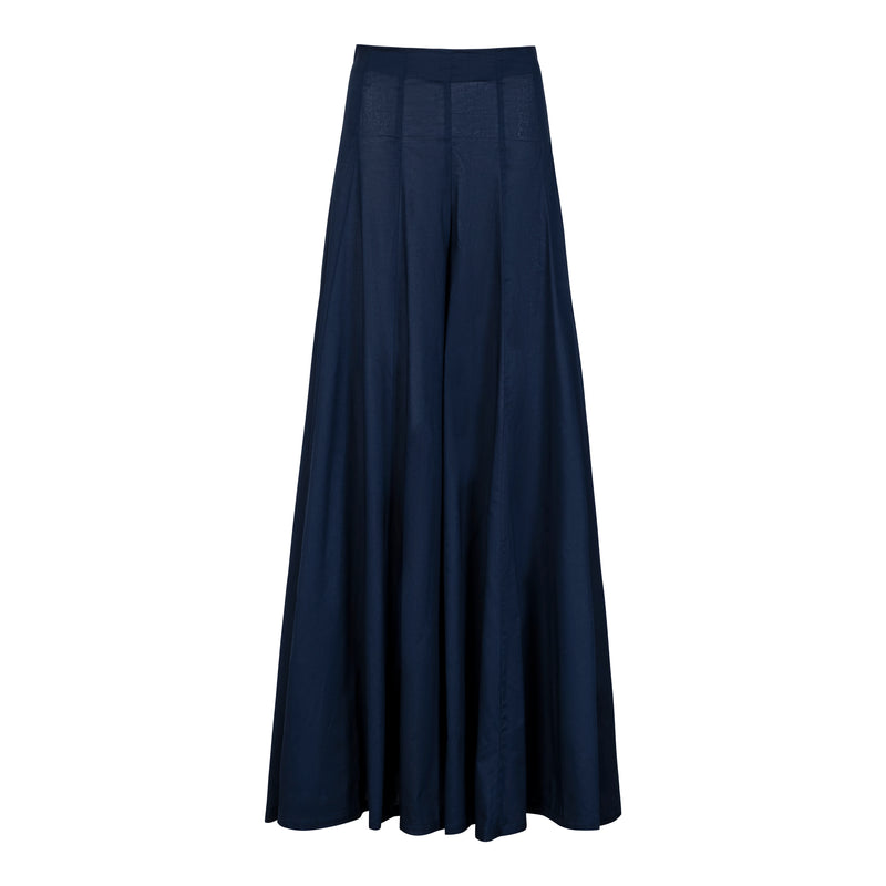 Lavi High Waisted Navy Palazzo Pant Timeless Martha's Vineyard 