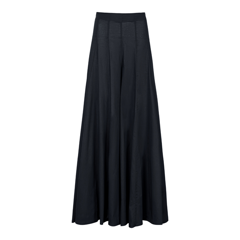 Lavi High Waisted Black Palazzo Pant Timeless Martha's Vineyard 