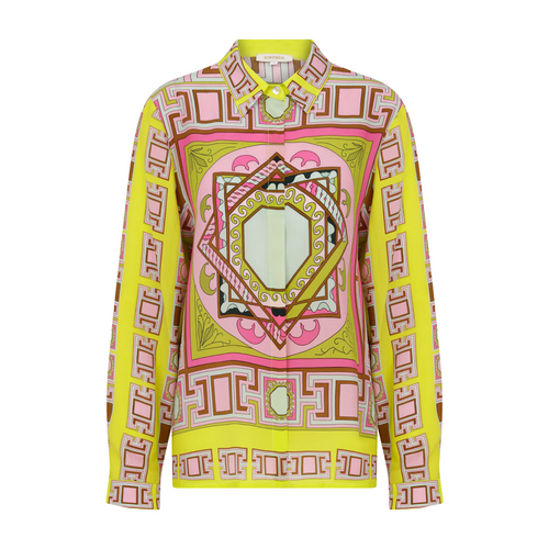 Kutnia Zeugma Geometric Pattern Silk Shirt Timeless Martha's Vineyard 