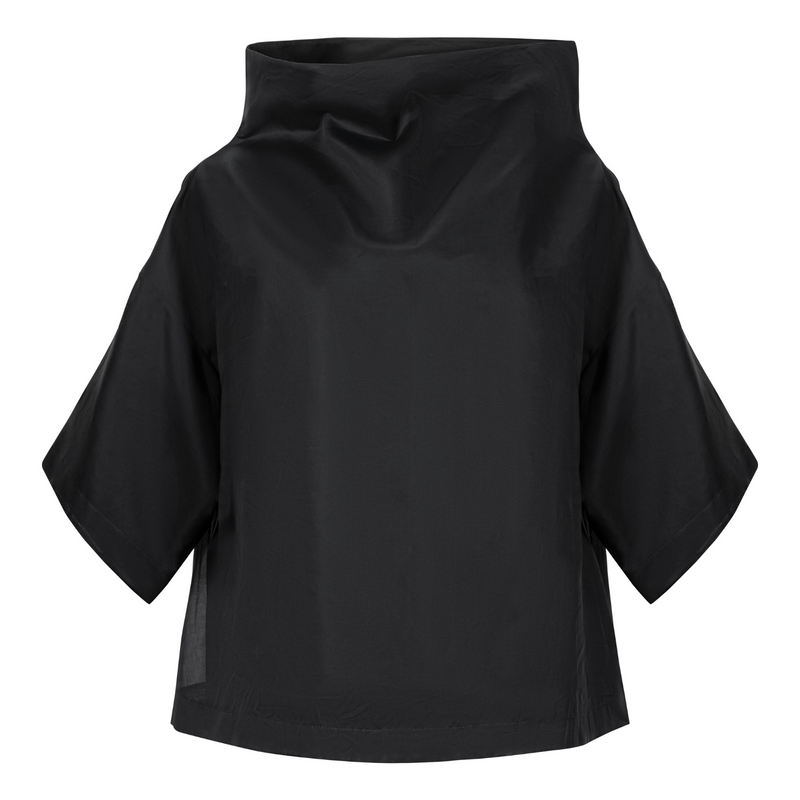 Silk Flip Top - Black
