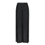Momoni Black Lace Wide Leg Silk Pants Timeless Martha's Vineyard 