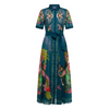 Franco Ferrari AKITA Hummingbird Print Cotton Dress Timeless Martha's Vineyard 