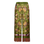 Franco Ferrari Cialda Fringe Silk Pants Timeless Martha's Vineyard 