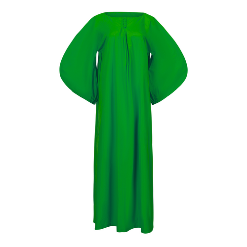 Margareth & Moi Green Roumaine Maxi Taffeta Dress Timeless Martha's Vineyard 