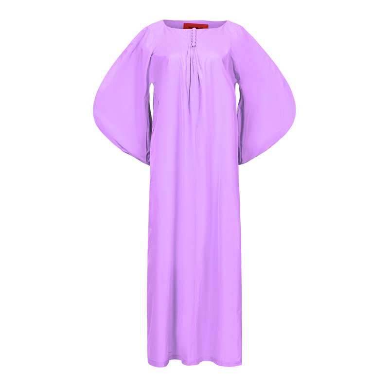 Margareth & Moi Lilac Roumaine Maxi Taffeta Dress Timeless Martha's Vineyard 