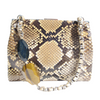 Vintage Petite Python Bag with Gemstone Handle