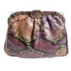 Vintage Python Bag - Purple