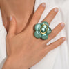 Dominique Denaive Pearl Sia Statement Flower Ring Timeless Martha's Vineyard 