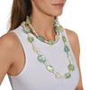 Dominique Denaive Mika Bubble Floral Necklace Lilac Timeless Martha's Vineyard 