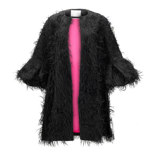 Margareth & Moi Feather Couture Coat Timeless Martha's Vineyard