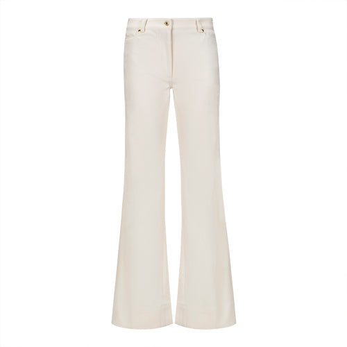 Natan Alfy Wide Leg Cream Denim Jean Timeless Martha's Vineyard 