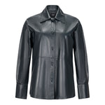 Arma Black Emily Leather Jacket Timeless Martha's Vineyard 